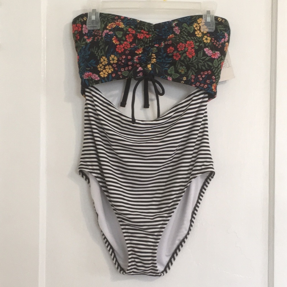 Time & Tru one piece with cut out